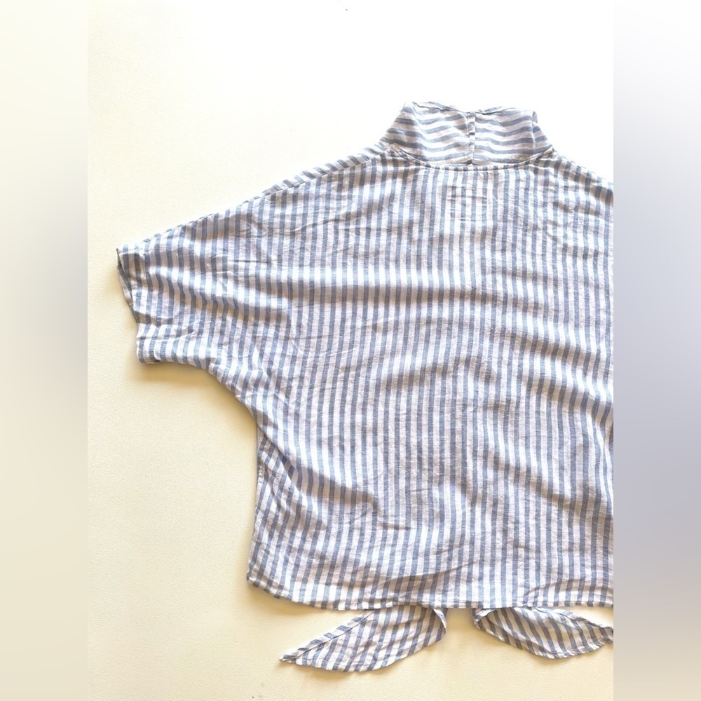 RAILS linen June top blue white stripe size small - Picture 7 of 15